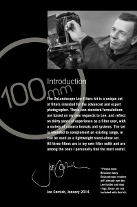 On Landscape 100 Intro