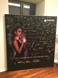 A lovely evening had by all at the Schneider last night. Spot the Paula Pell Johnson signature!