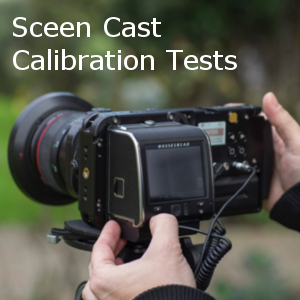 Sceen cast calibration