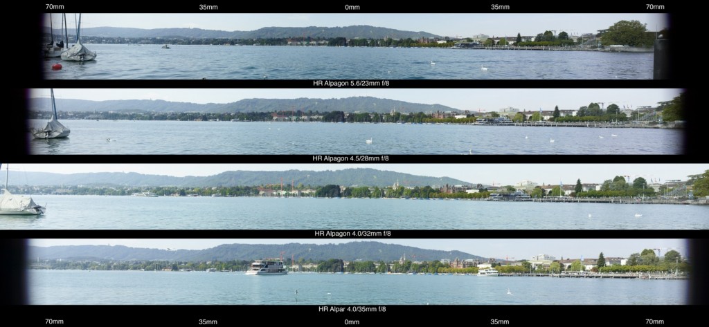 Linhof Studio Rodenstock Lens Comparison Alpa